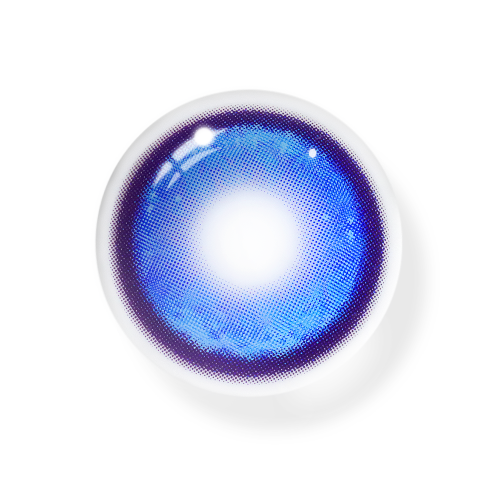 Cosplay Thermo Aura Blue Coloured Contact Lenses